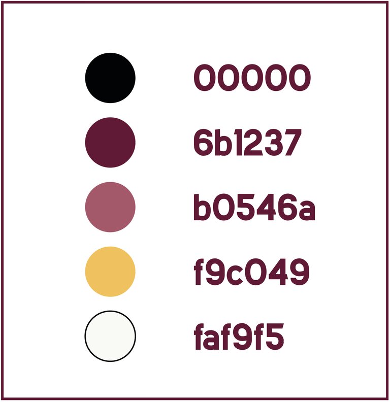 Palette de couleurs Kaouenn : identité visuelle engagée