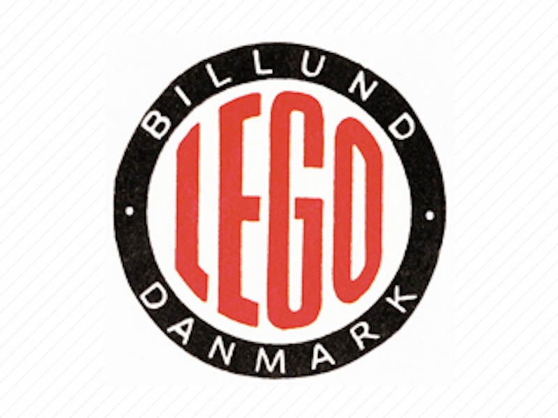 Logo Lego 1950 branding identité visuelle et évolution