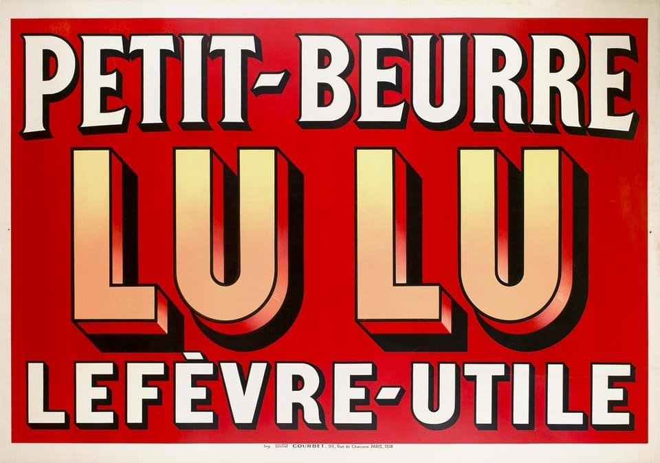 Ancien logo Lu petit beurre nantais