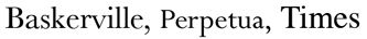 texte typographie famille réales de la classification vox