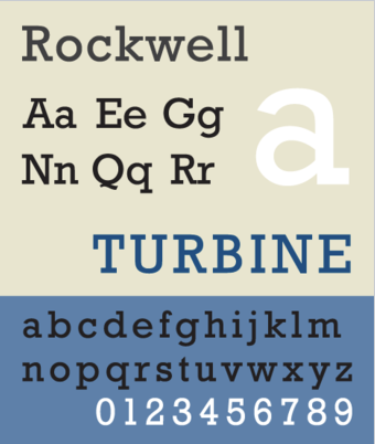 exemples typographie famille Mécanes de la classification vox