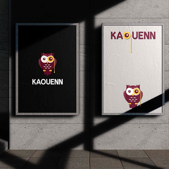 affiche logo KAOUENN sécurité Nantes