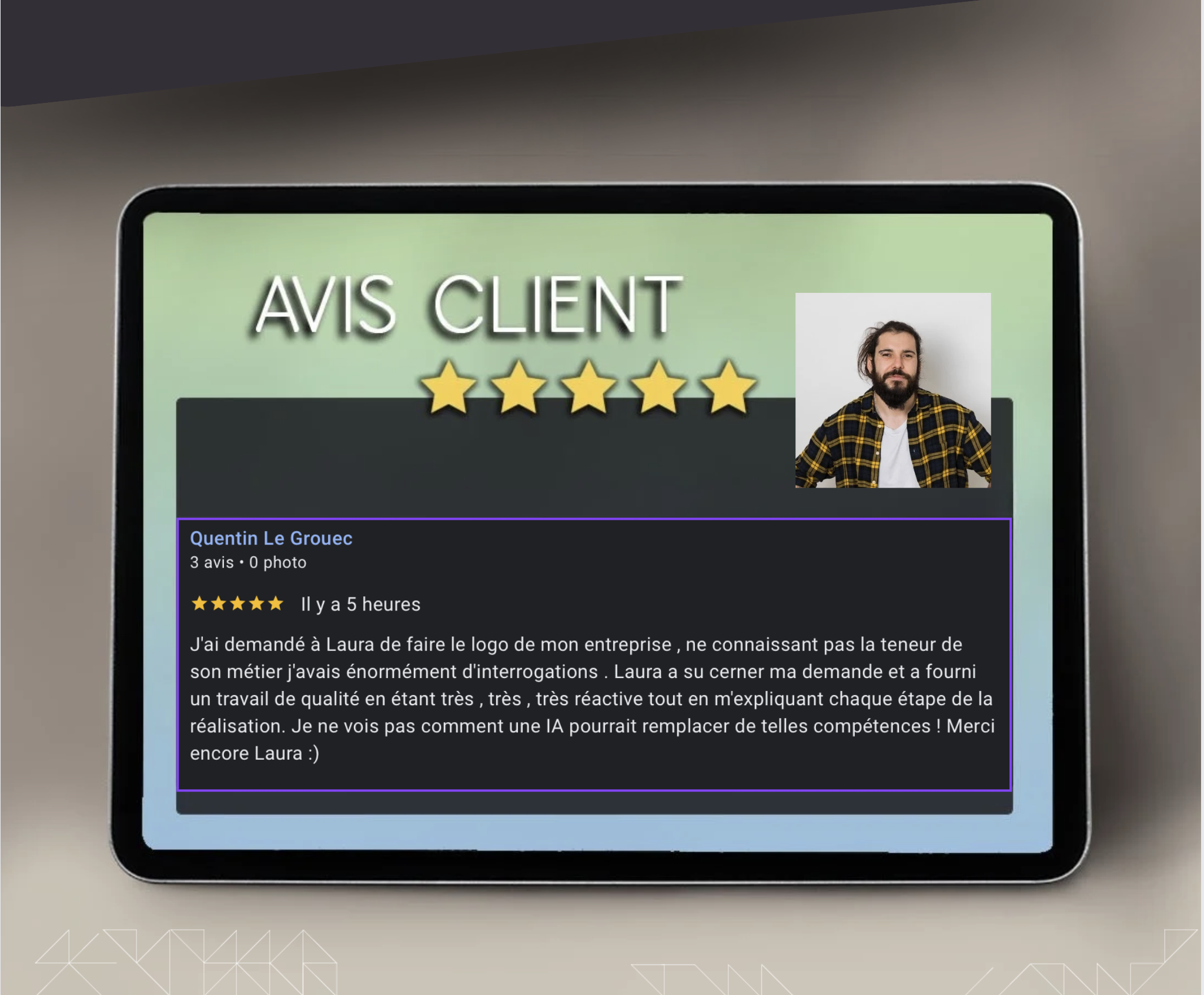 avis client Google Kaouenn sécurité Nantes