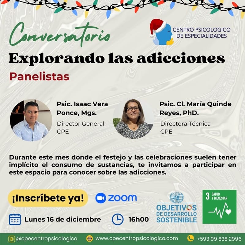 Conversatorio "Explorando las adicciones"