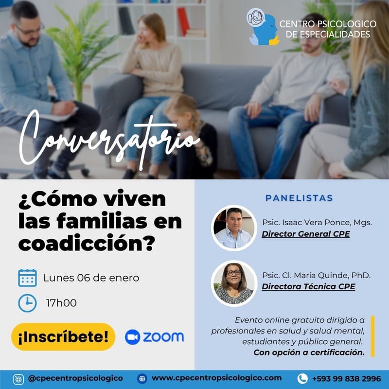 Conversatorio "¿Cómo viven las familias en coadicción?