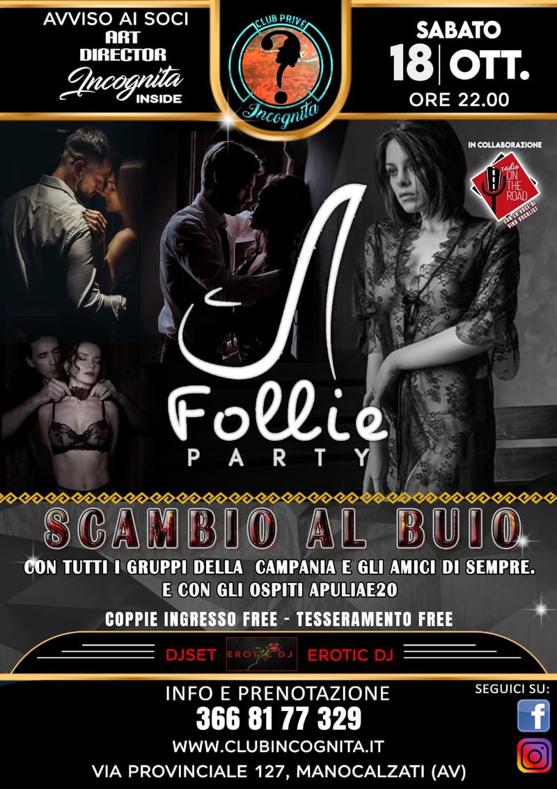 Follie Party presenta Scambio al Buio
