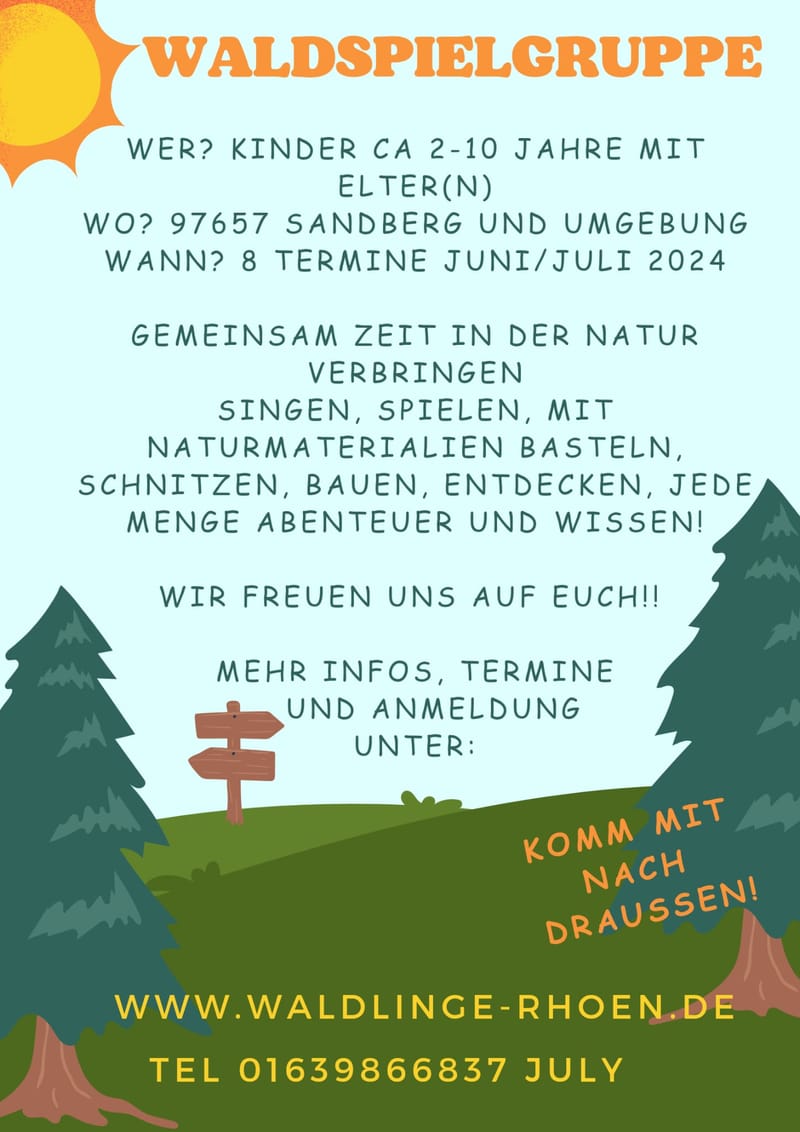 Waldspielgruppe Juli 24