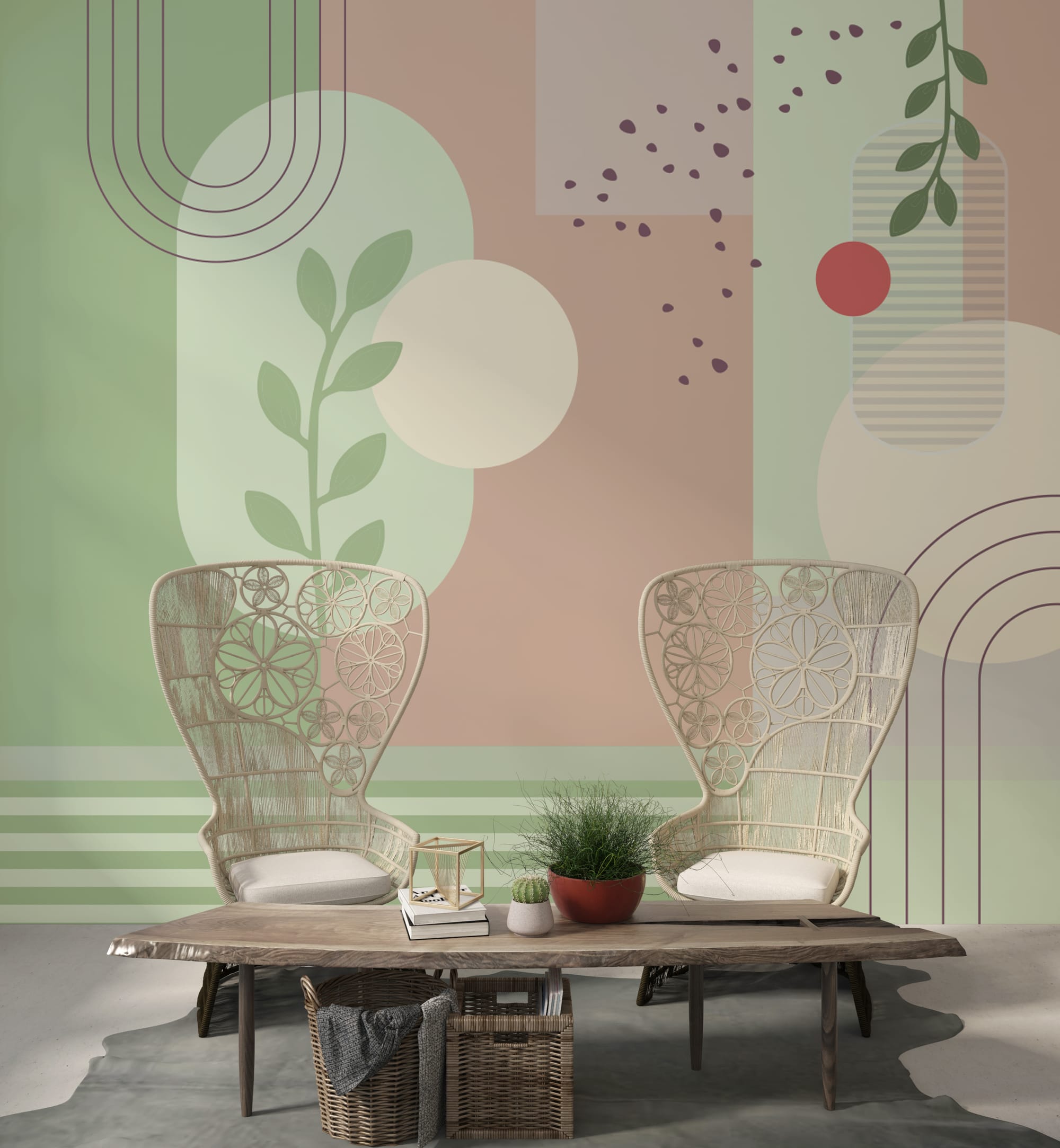 טפטים למסעדות, פינות מיוחדות, בתי קפה, חנויות