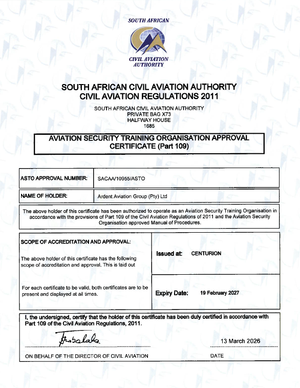 Aviation Security Awareness Training