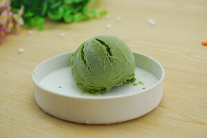 Grüner Tee Eiscreme