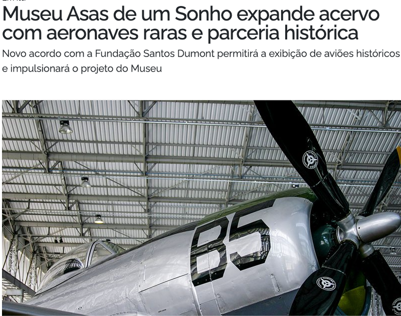 Revista Aero Magazine destaca novo acordo da FSD