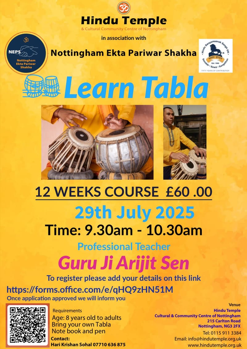 Tabla Lessons - by Guru Arijit Ji