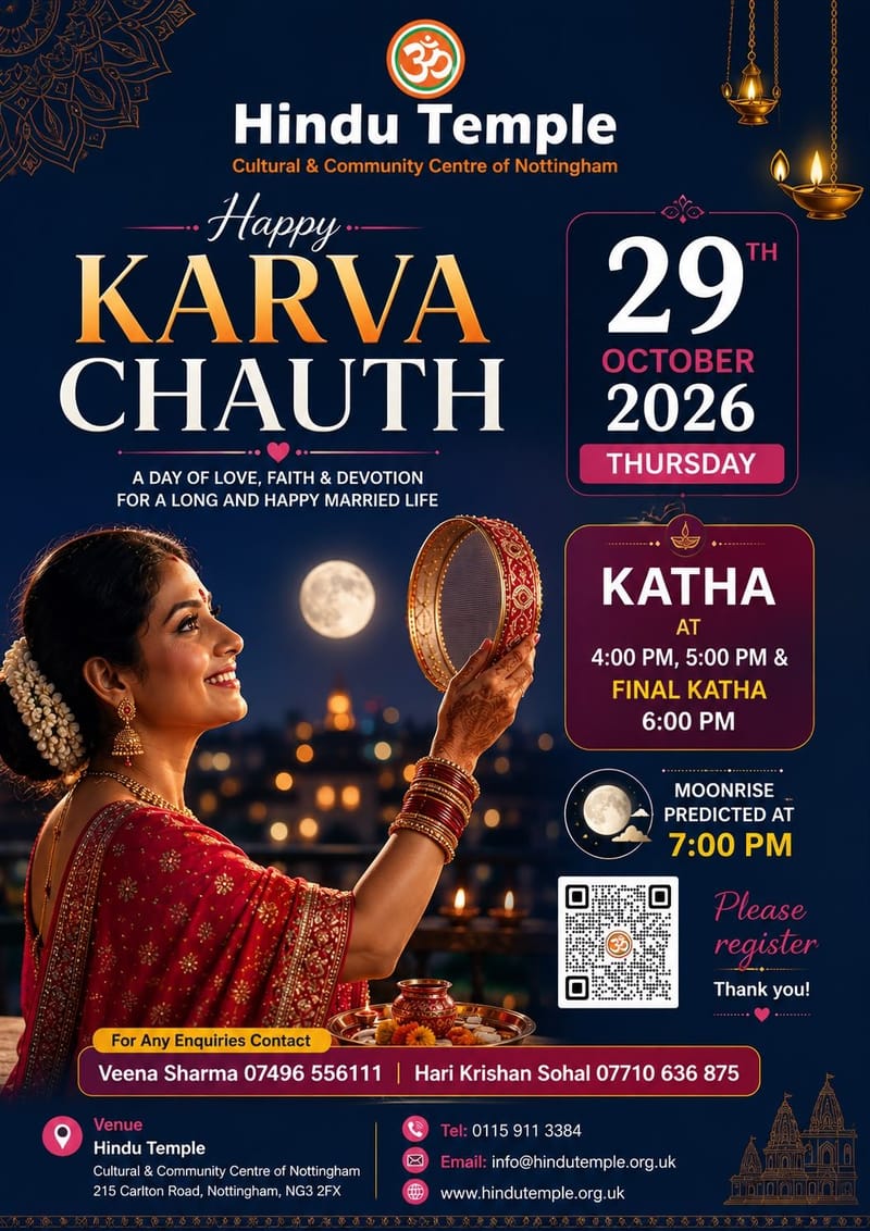 Karva Chauth - 29th October 2026