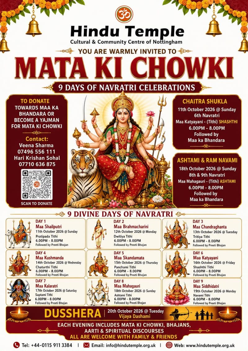 Navratra Begins - 11th October 2026