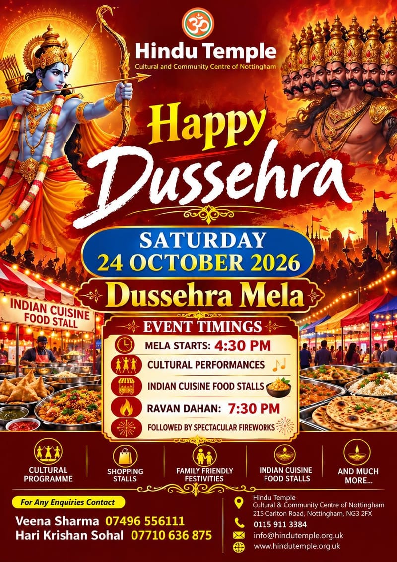 2026 - Dussherra 24/10/2026 Saturday