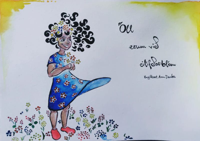 The girl in the tower