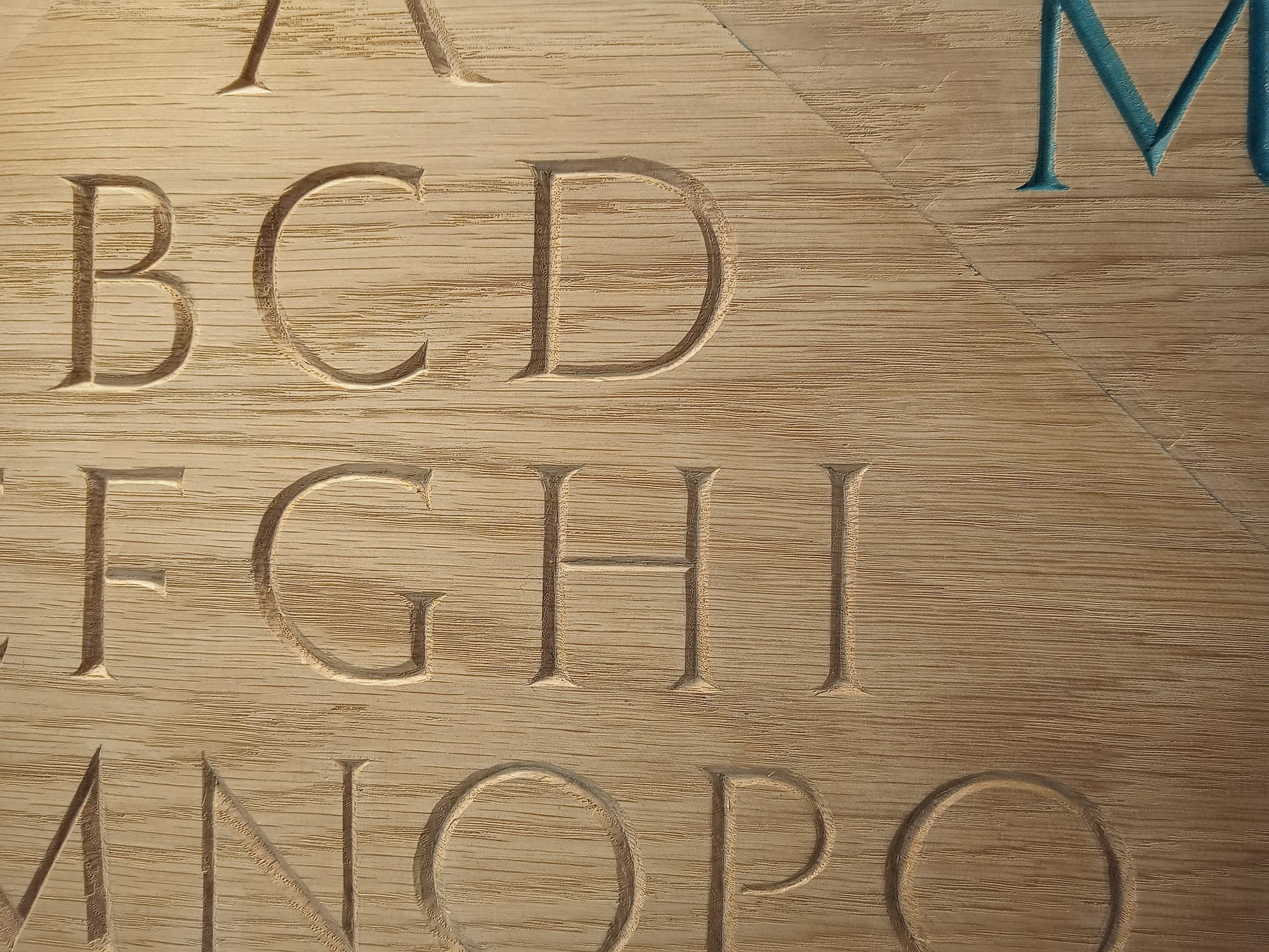 Oak Letterboard