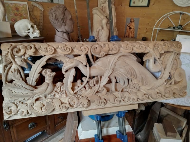 Work in progress: The Peacocks of Walter Crane