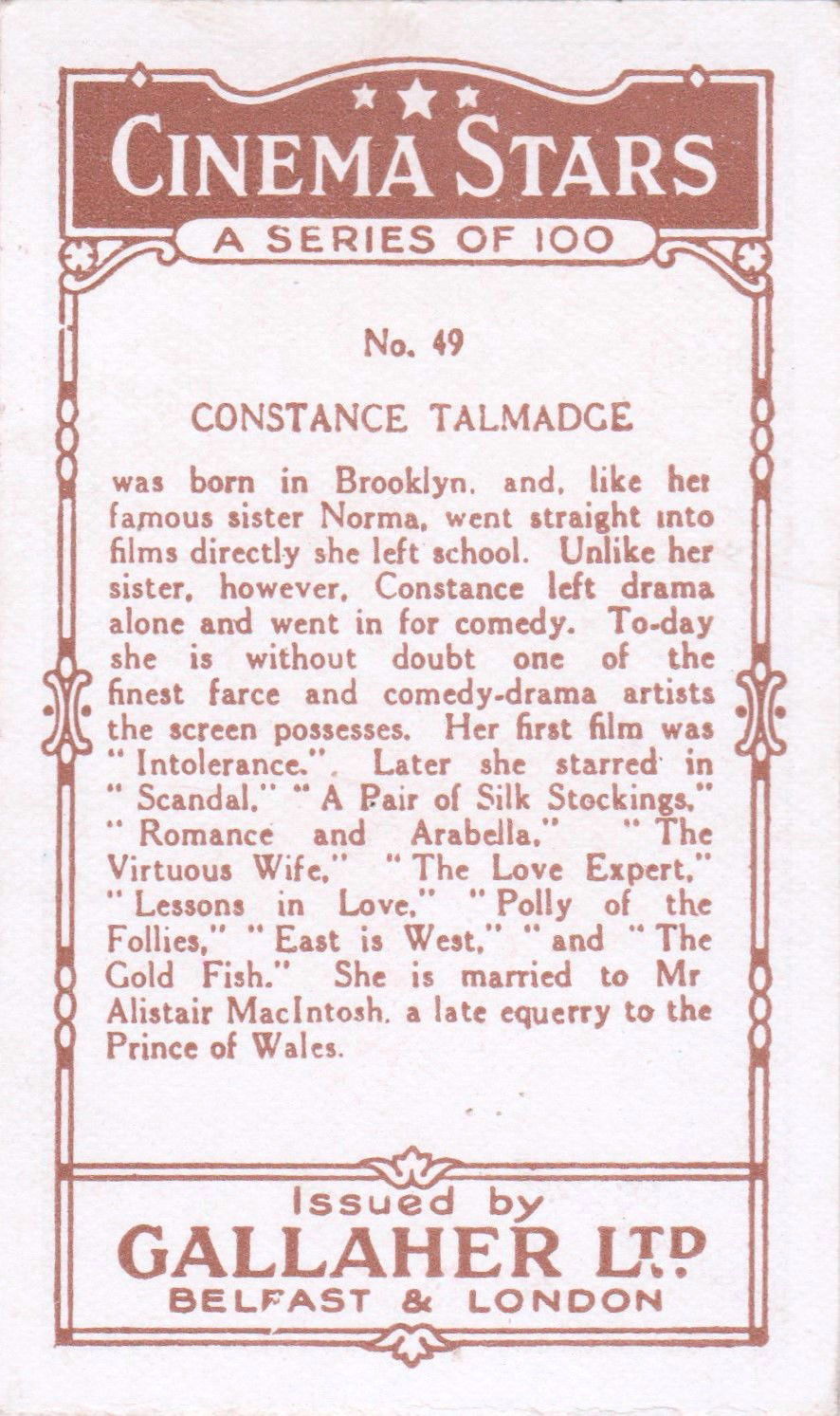 CONSTANCE TALMADGE