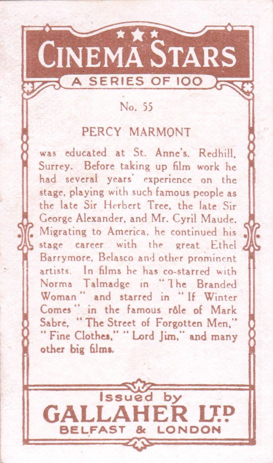 PERCY MARMONT