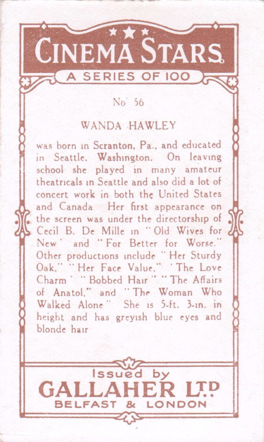 WANDA HAWLEY