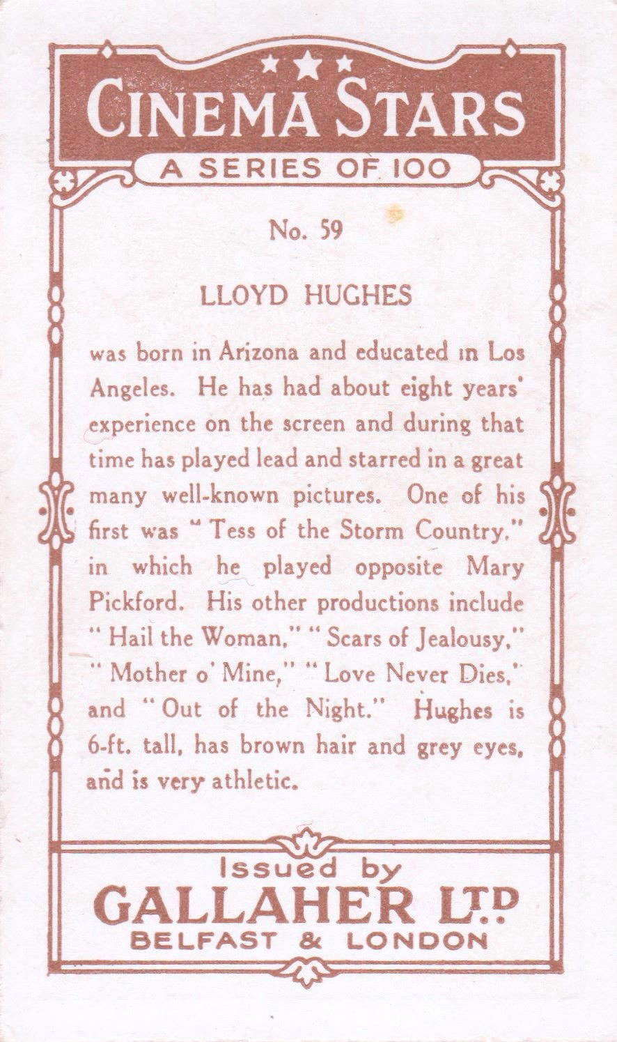 LLOYD HUGHES