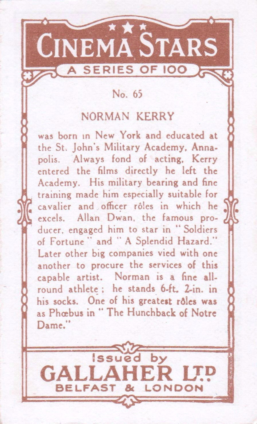 NORMAN KERRY