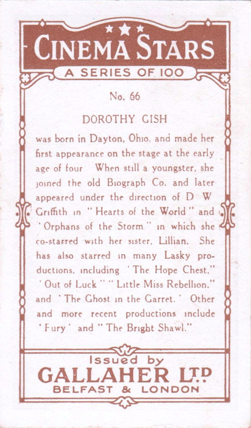 DOROTHY GISH