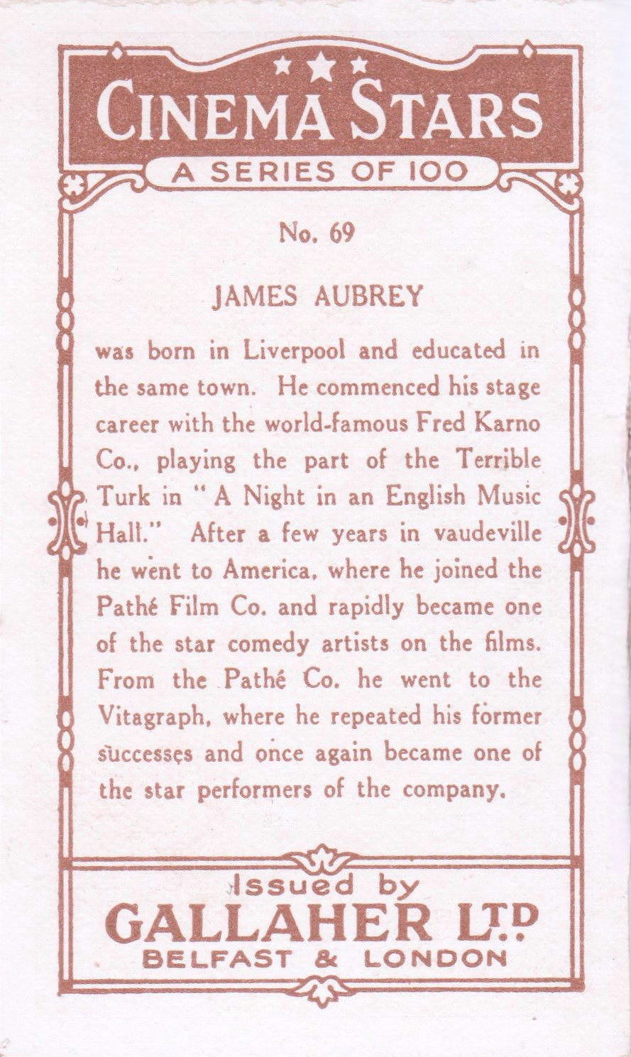 JAMES AUBREY