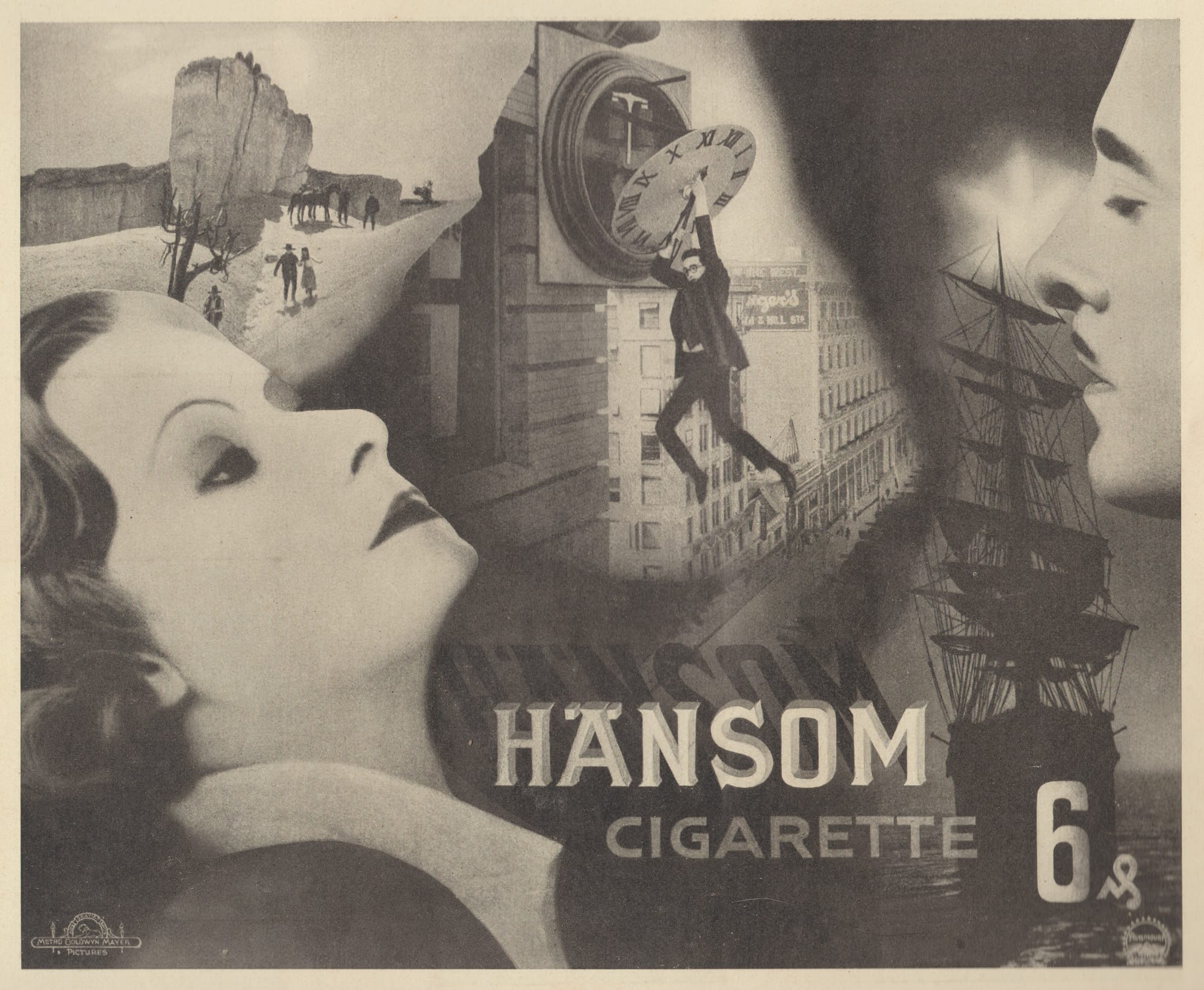 PUBBLICITA' SIGARETTE HANSOM