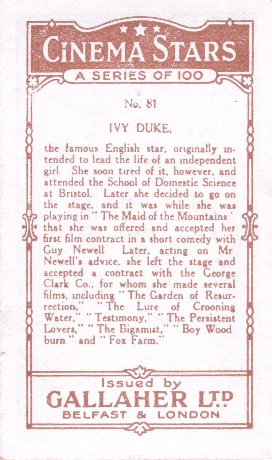 IVY DUKE