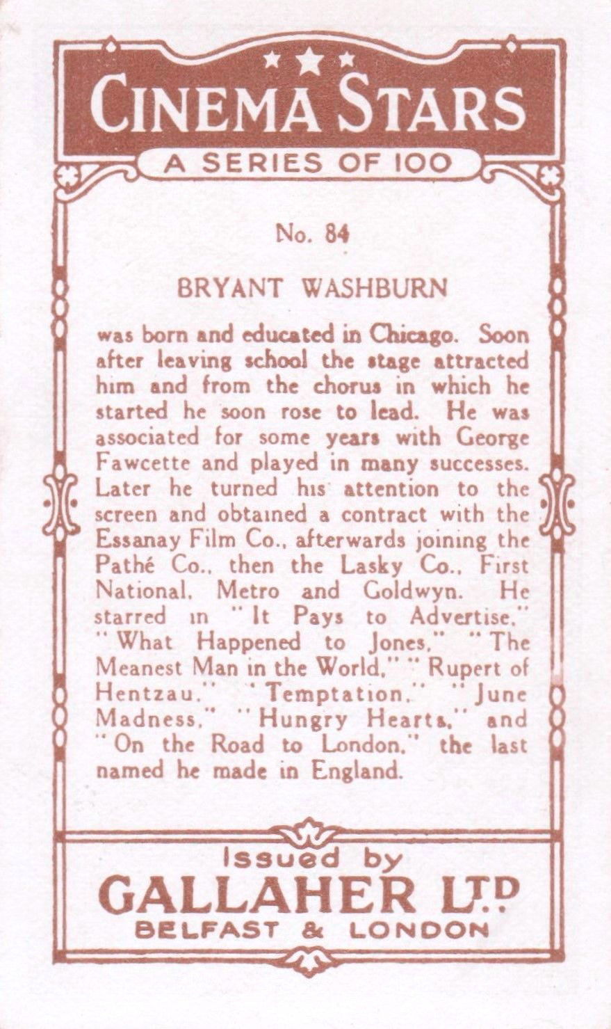 BRYANT WASHBURN