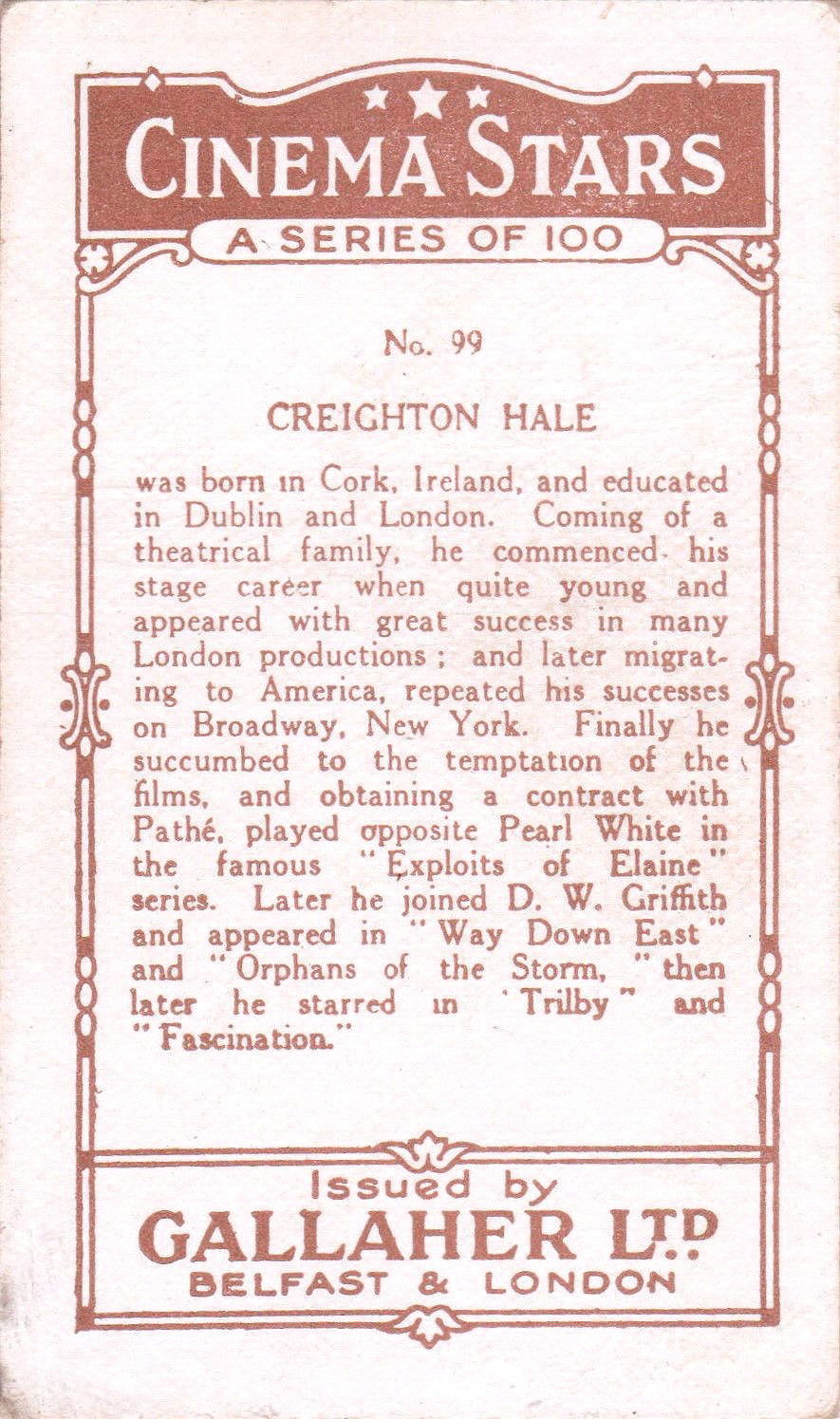CREIGHTON HALE