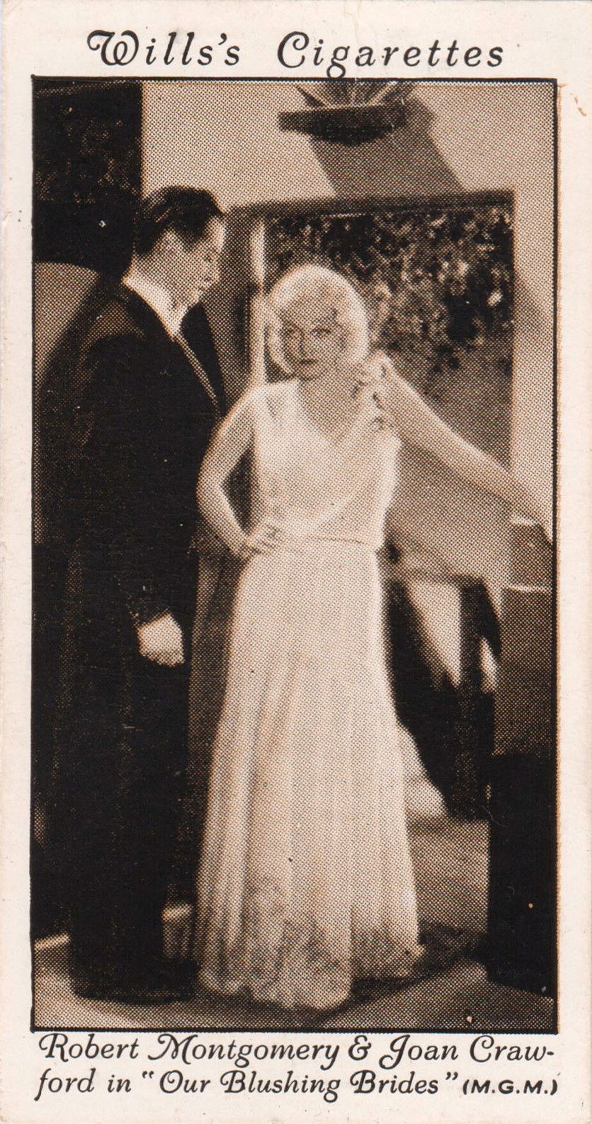 ROBERT MONTGOMERY & JOAN CRAWFORD in "OUR BLUSHING BRIDES"