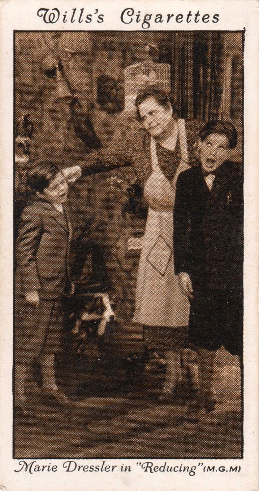 MARIE DRESSLER in "REDUCING"