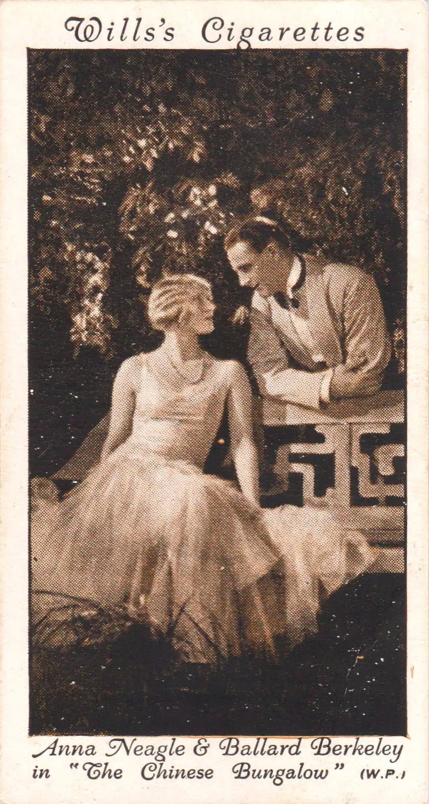 ANNA NEAGLE & BALLARD BERKELEY in "THE CHINESE BUNGALOW"
