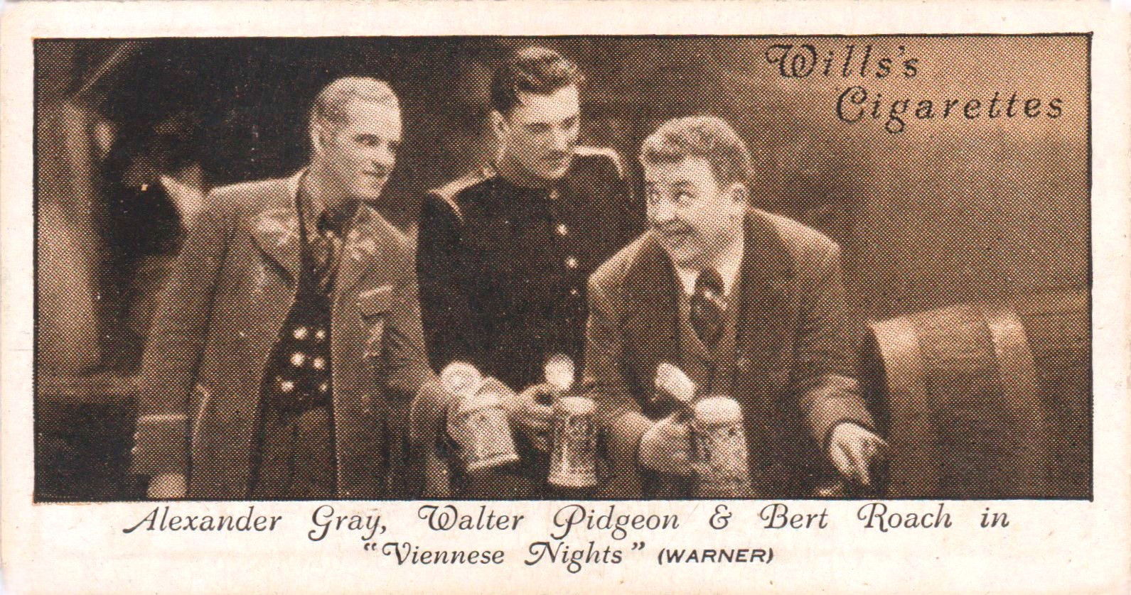ALEXANDER GRAY, WALTER PIDGEON & BERT ROACH in "VIENNESE NIGHTS"