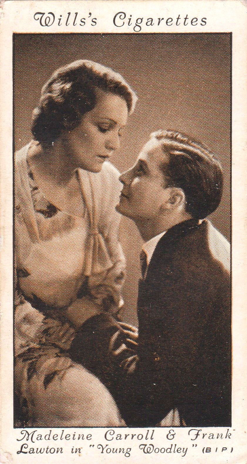 MADELEINE CARROLL & FRANK LAWTON in "YOUNG WOODLEY"