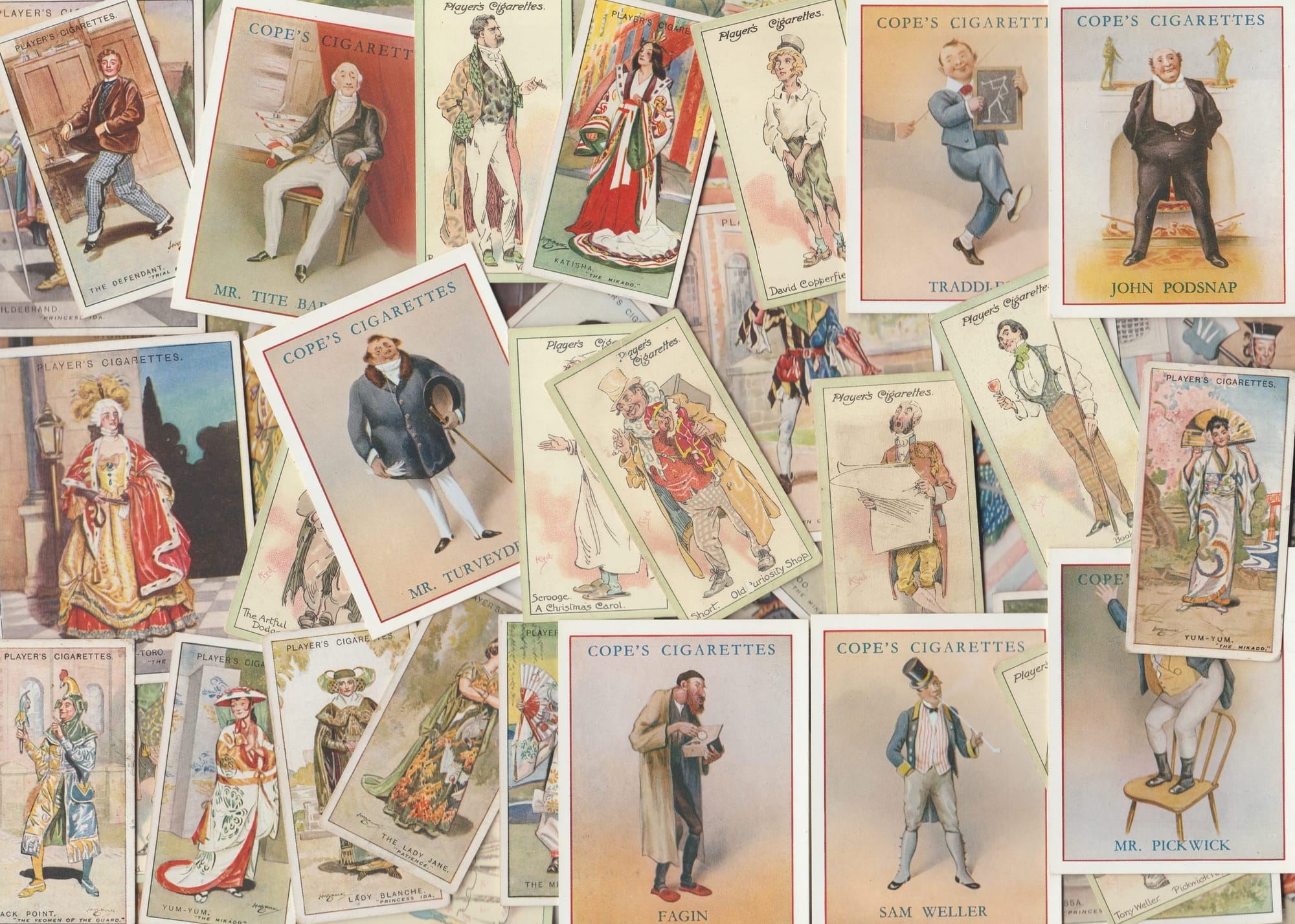 L’influenza letteraria di Charles Dickens sul Cinema raccontata attraverso le Cigarette Cards