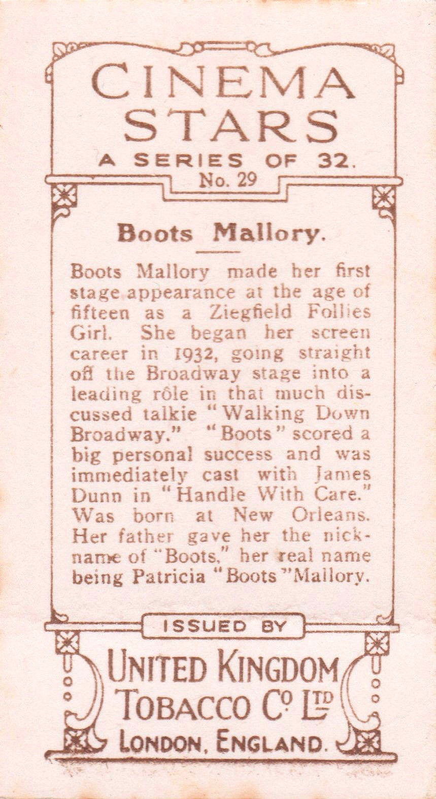 BOOTS MALLORY