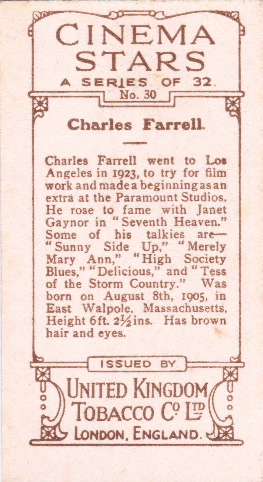 CHARLES FARRELL