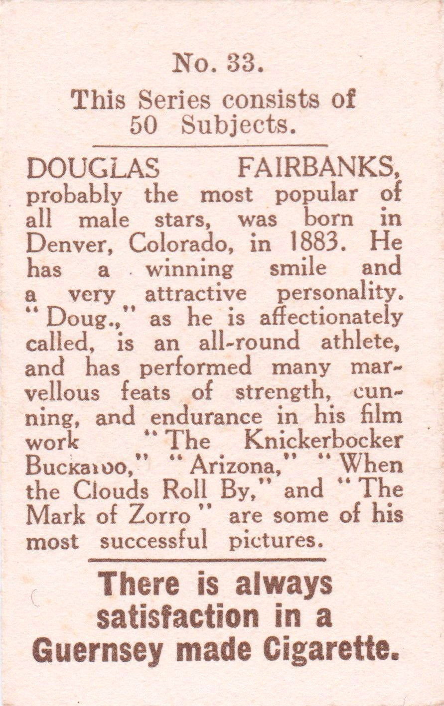 DOUGLAS FAIRBANKS
