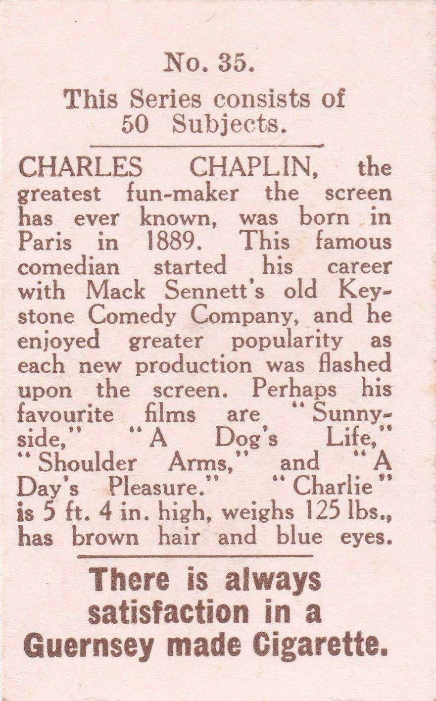 CHARLES CHAPLIN