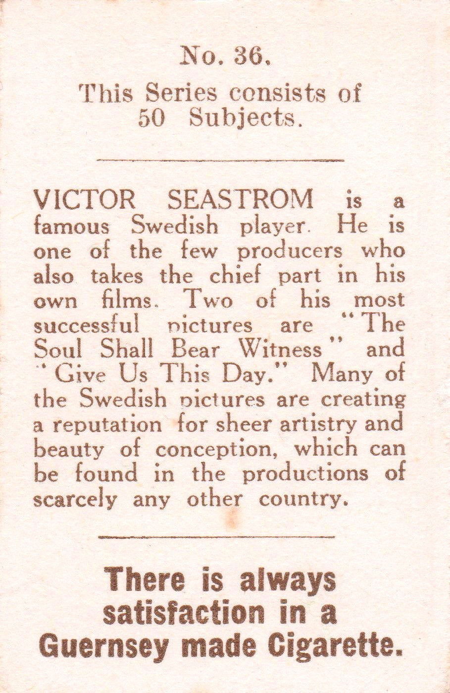 VICTOR SEASTROM
