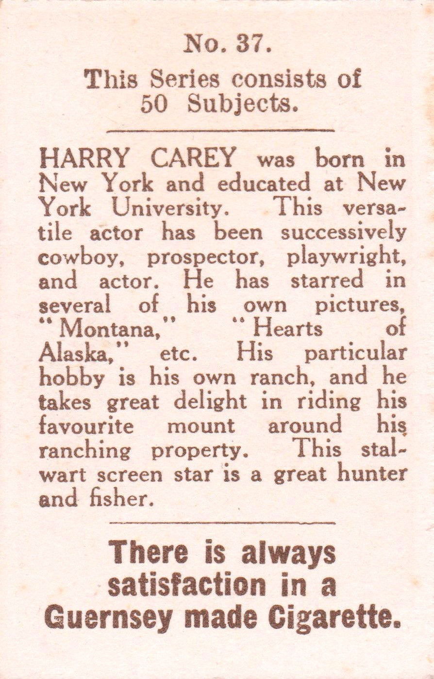 HARRY CAREY