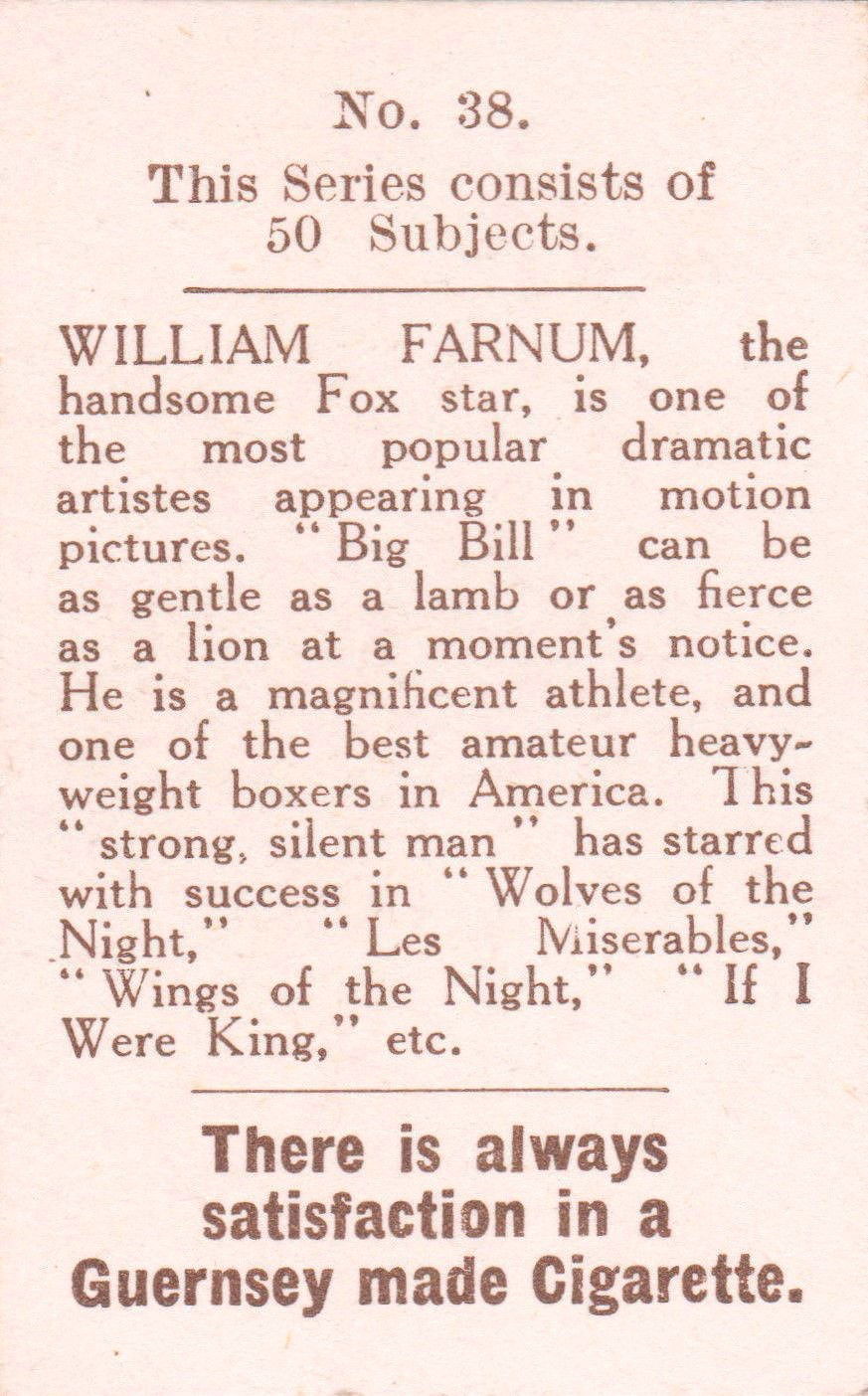 WILLIAM FARNUM