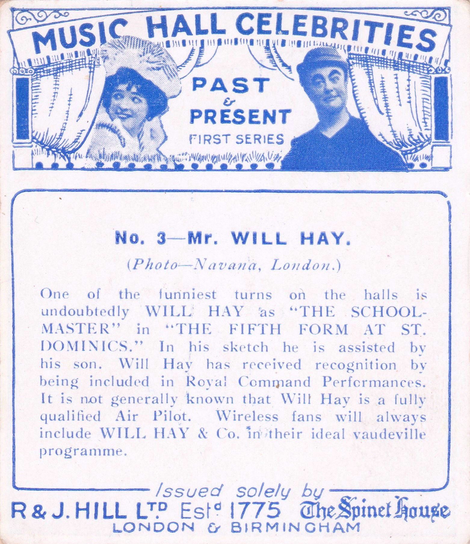 Mr. WILL HAY