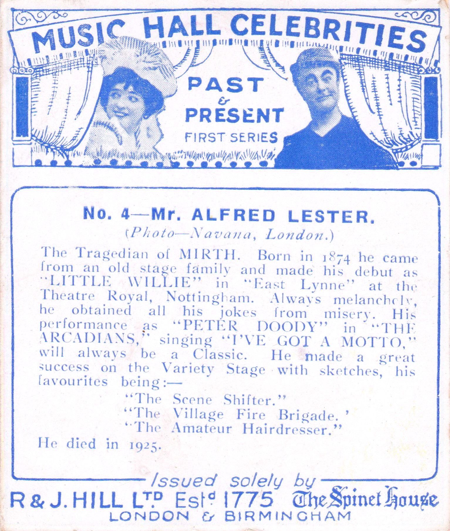 Mr. ALFRED LESTER