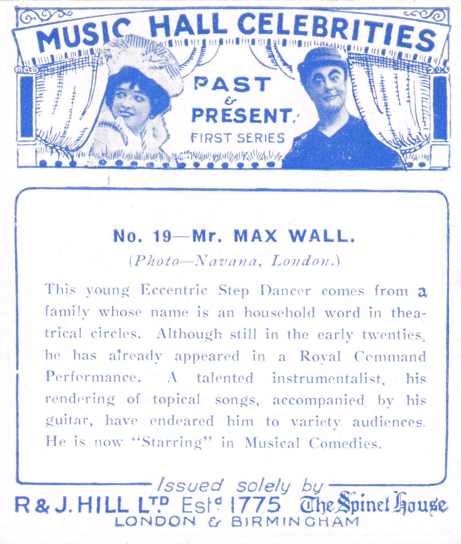 Mr. MAX WALL