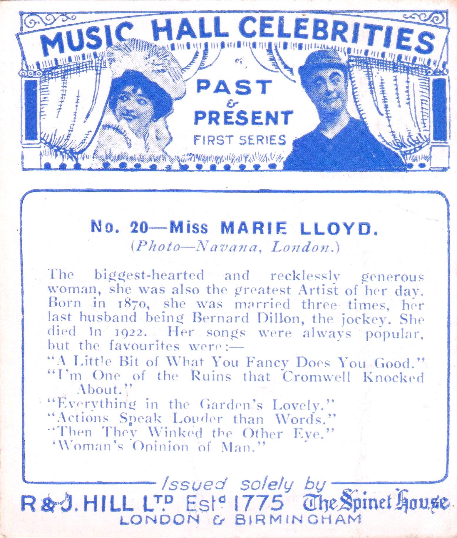 Miss MARIE LLOYD